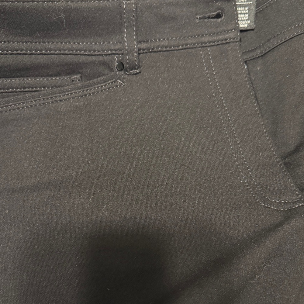 White House Black Market Women’s Black Pants slim leg, 16 slim - Picture 4 of 4